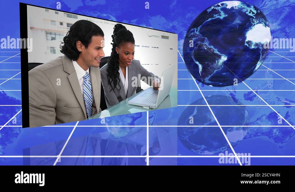 Multinational Enterprise Animation Videos of a multinational enterprise with an earth image courtesy of ...