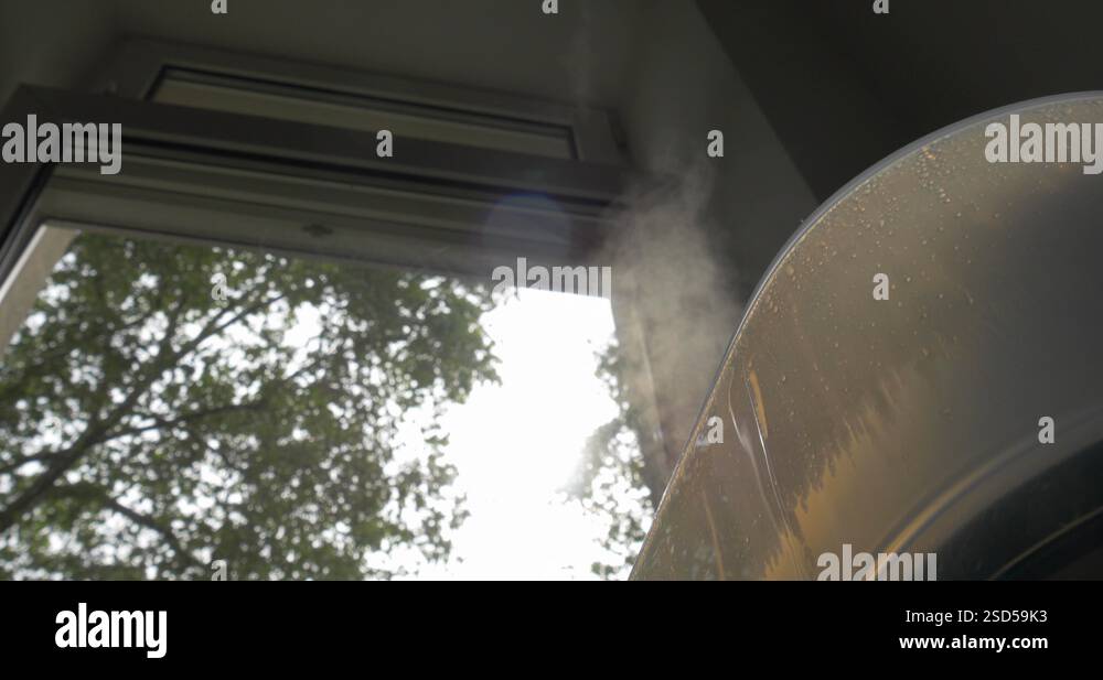 Steam Rising Near Window Stock Video Footage - Alamy