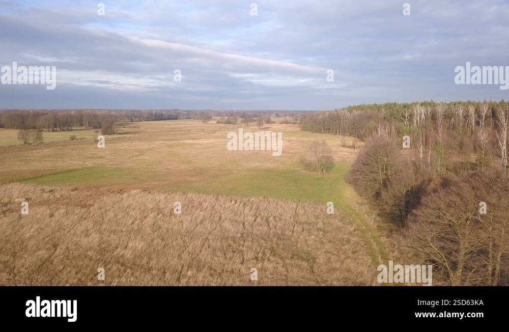 European rural landscape seen from above Stock Video Footage - Alamy