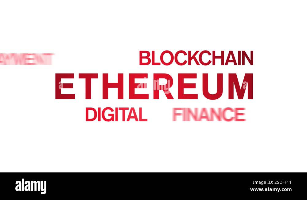 4k Ethereum Animated Tag eth Word Cloud,Ether Text Kinetic Typography ...