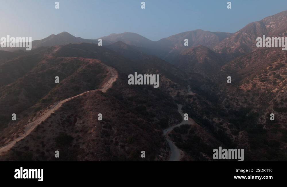 Aerial shot of San Fernando Valley