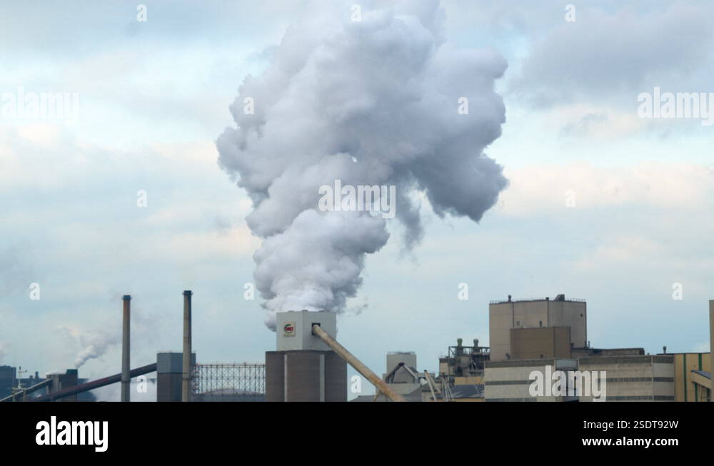 Smoke rising from industrial Stock Videos & Footage - HD and 4K Video ...