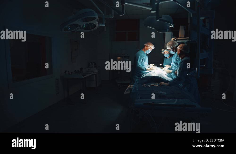 Difficult operation. Zoom out view with motion camera at the ...