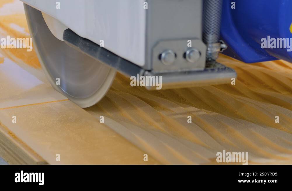Automatic cnc bridge saw - router profiling system cutting artificial ...