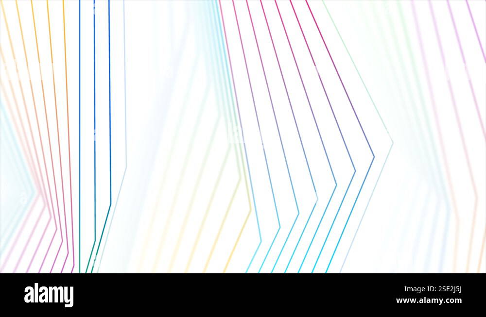 Colorful curved lines refraction abstract motion background Stock Video ...