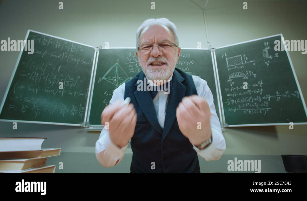 Crazy teacher trying explain formulas to student who does not ...