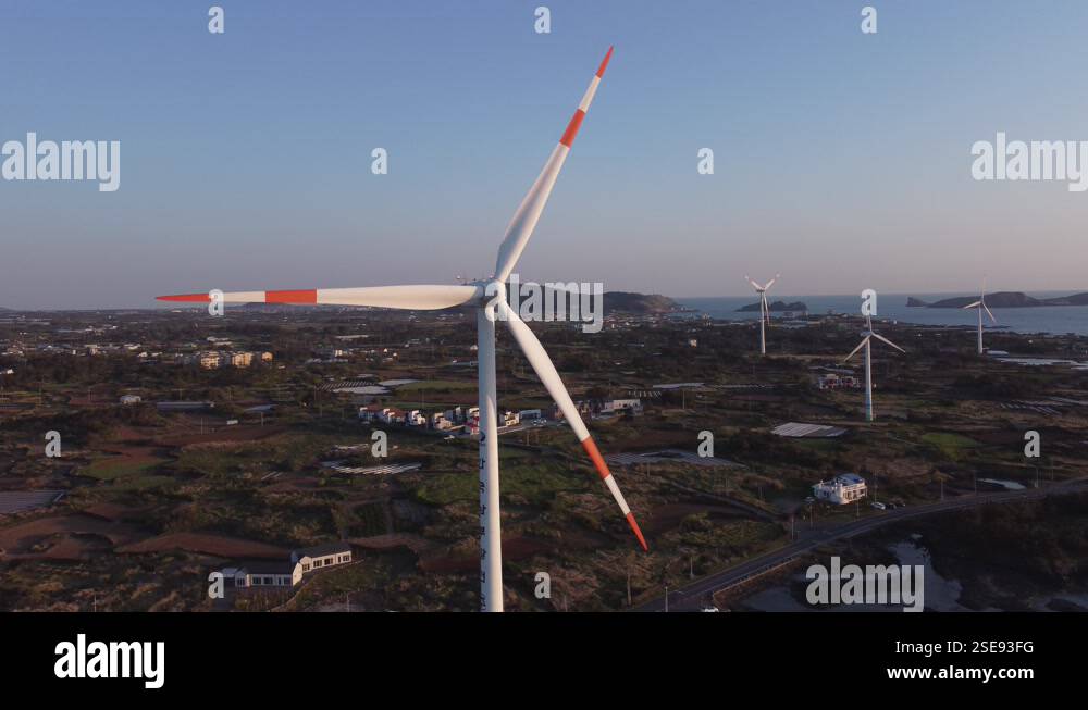Curated visual reference: Offshore Wind Turbines In The Sea Drone Aerial 4K Jeju Photo Inspiration