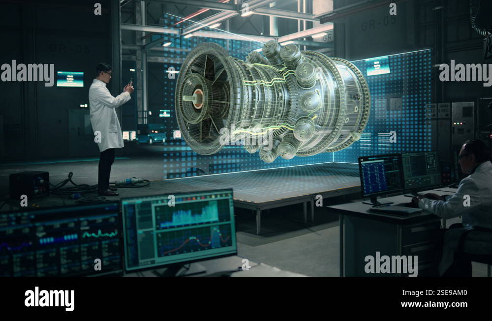 Engine Development Animation Stock Video Footage - Alamy