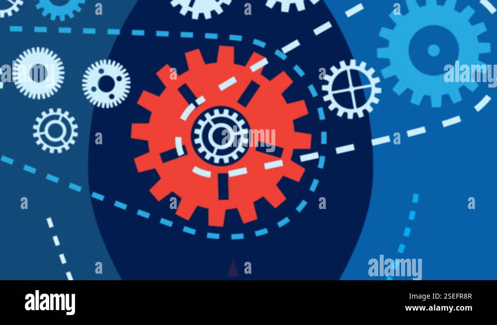 Human brain functioning concept Stock Video Footage - Alamy