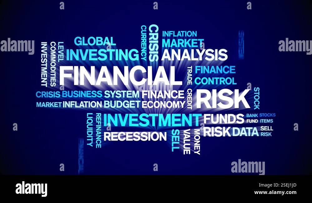 Student Financial Risk Animation 4k Financial Risk Animated Tag Word Cloud,Text design Animation ...