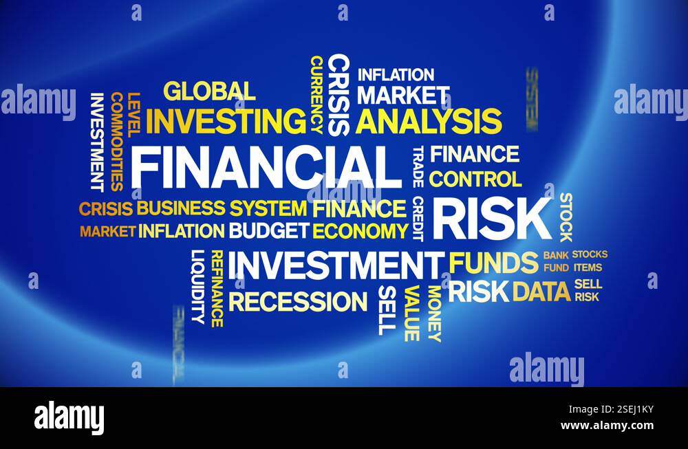 Student Financial Risk Animation 4k Financial Risk Animated Tag Word Cloud,Text design Animation ...