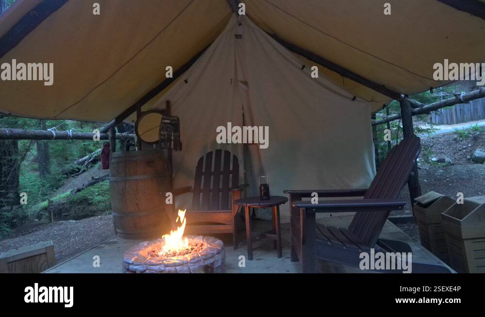 Image showcasing Glamping in the woods Stock Videos & Footage - HD and 4K Video Clips ...