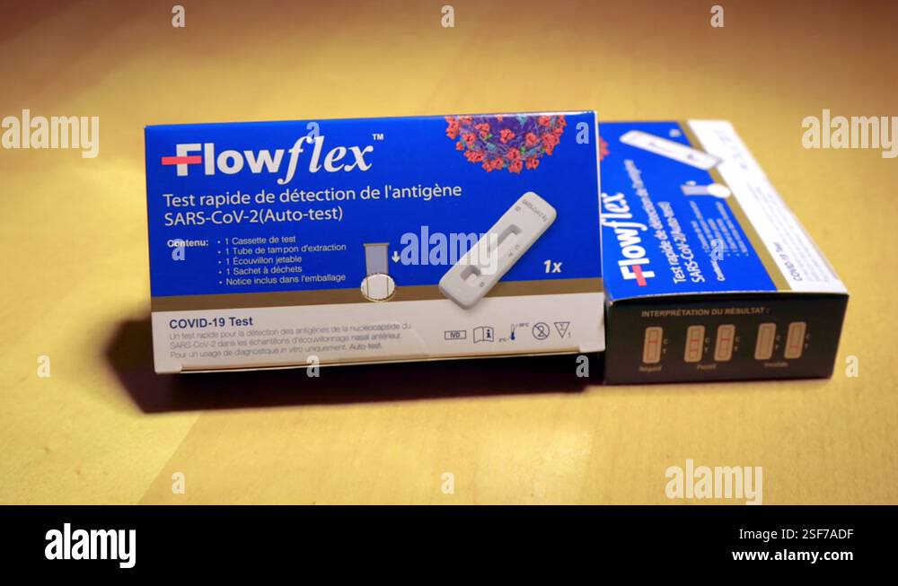 Autotest box Flow Flex, a self diagnosis test box to detect Covid-19 ...