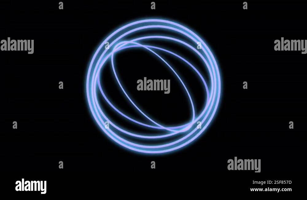Spirograph Circle Color Changing VJ Loop Animation Background Stock ...