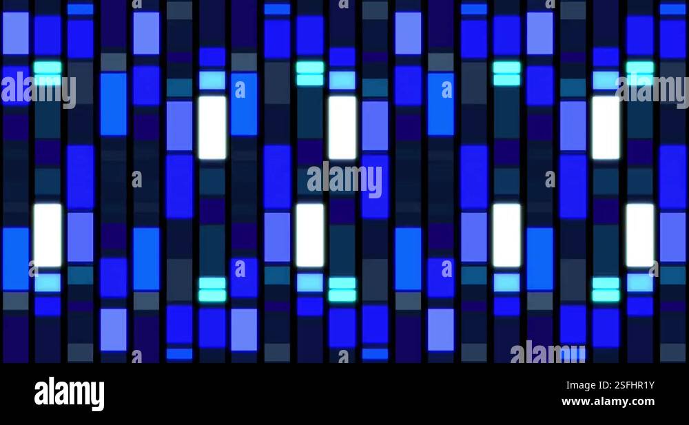 Animation of rectangles changing colours in shades of blue Stock Video ...