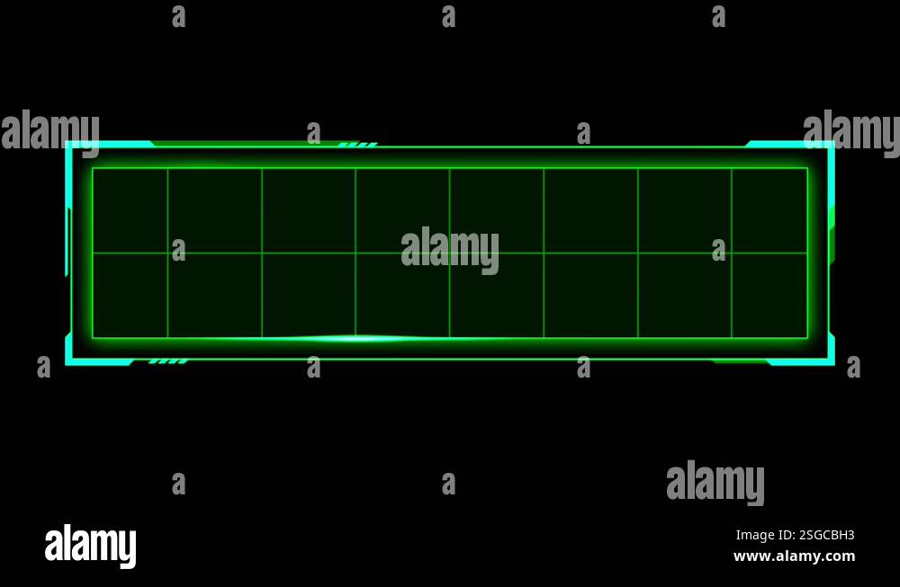 Animation space bar HUD isolate for texture Stock Video Footage - Alamy