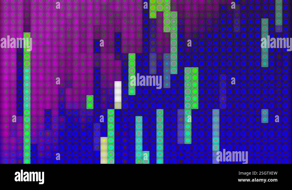 Floating lines pixelated 8 bit 80s vintage digital geometrical trendy ...