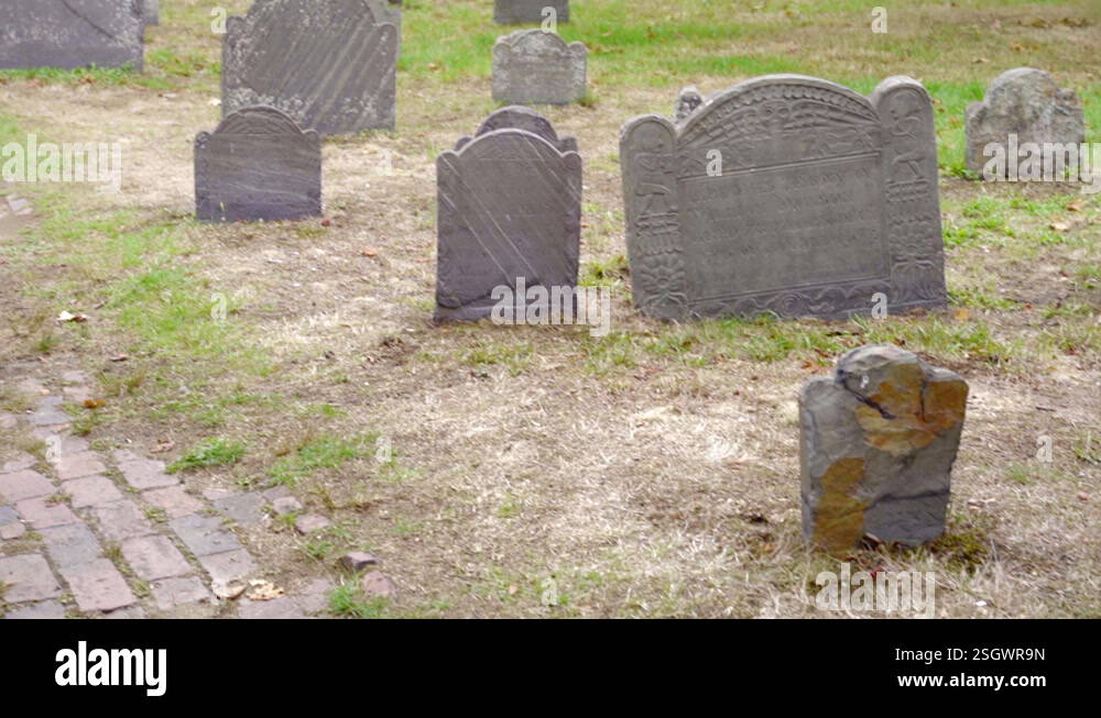 Headstones in old cemetery Stock Videos & Footage - HD and 4K Video ...