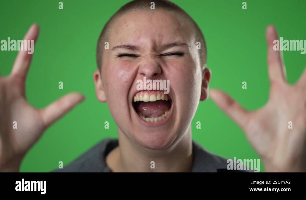Angry frustrated despair upset with clenched fists portrait of gender ...