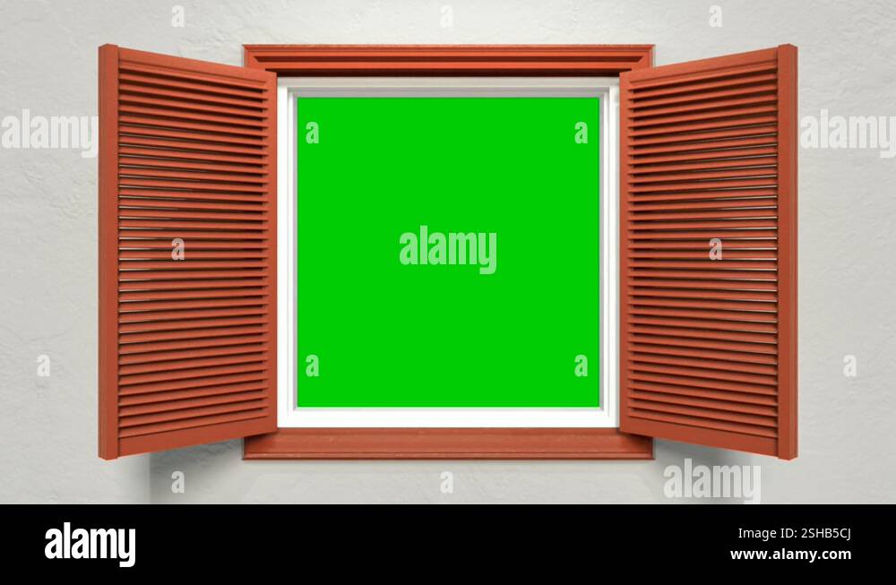 Window Green Screen green screen animation opens a window Stock Video Footage - Alamy