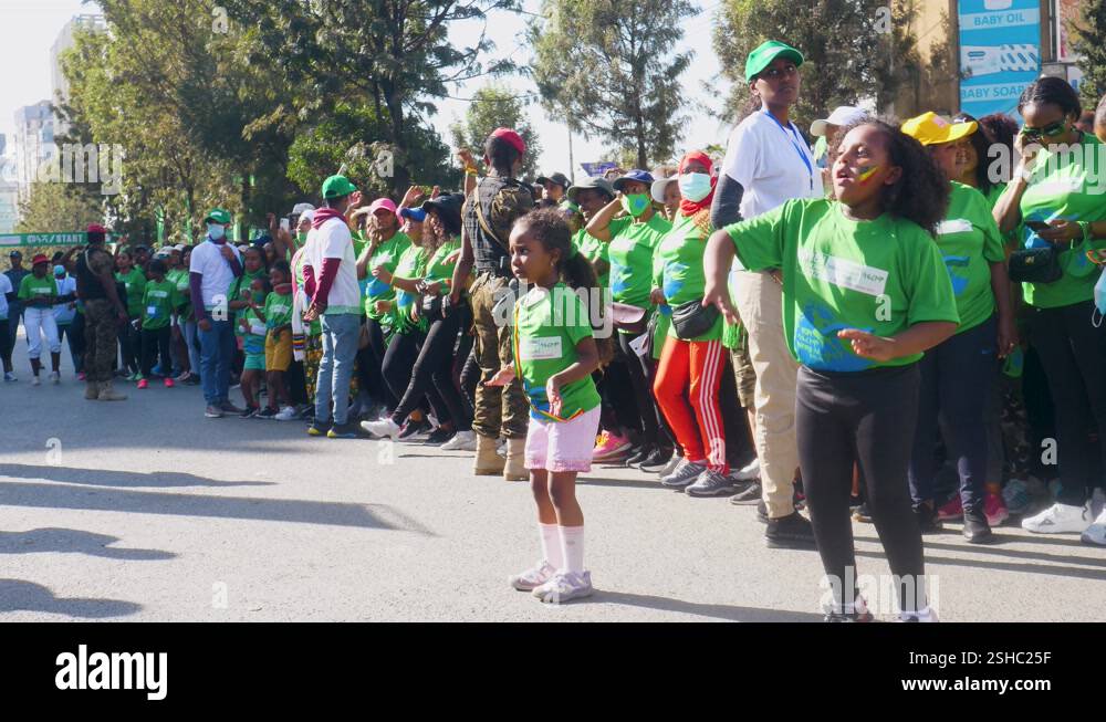 Sport Girls Fitness In The Street Of Addis Ababa Ethiopia Kids Stock Sport girls fitness in the street of addis ababa ethiopia kids stock