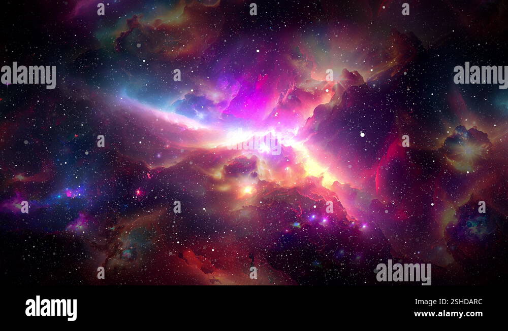 Space Nebula blue moving stars space rotation nebula Dolphin Shaped ...
