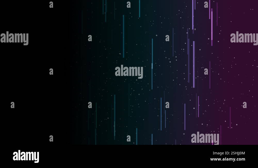 Blue ultraviolet neon laser lines abstract tech motion background Stock ...