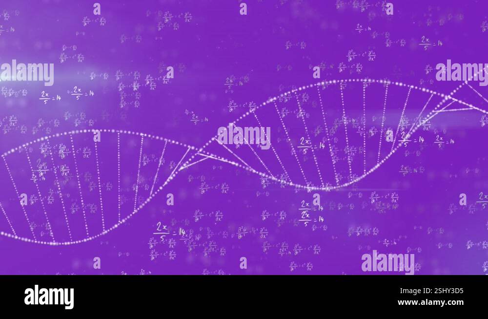 Animation dna strand mathematical equations Stock Videos & Footage - HD ...