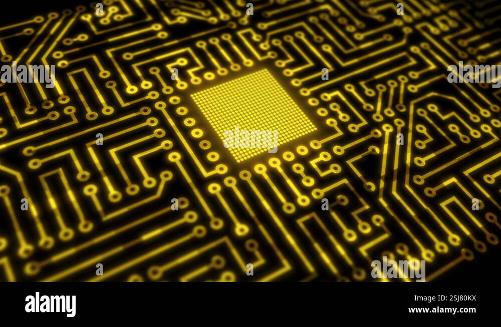 Circuit pulses explosion. Energy spreading in motherboard. Signals from ...