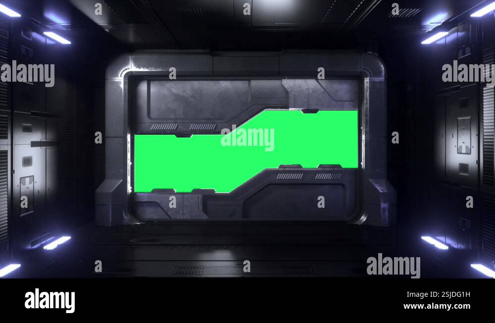 Animation shutter door open with green screen Stock Video Footage - Alamy