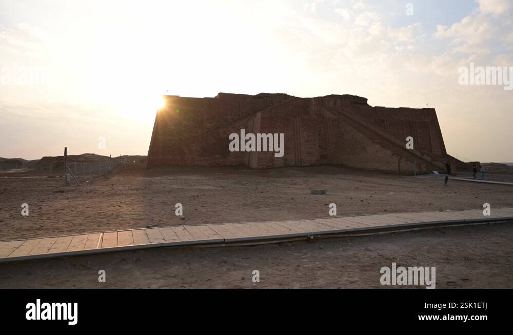 Ruins of UR, Ancient Ziggurat of UR Monument Structure in Iraq at ...