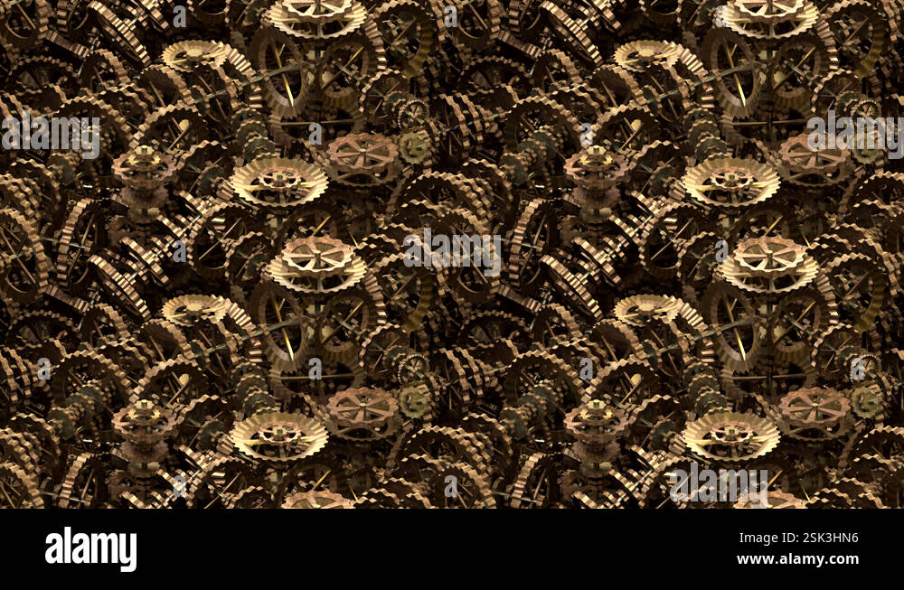 Loopable Tile Texture Cog Wheel Mechanism Brass Loop Tile texture. This footage is loopable ...
