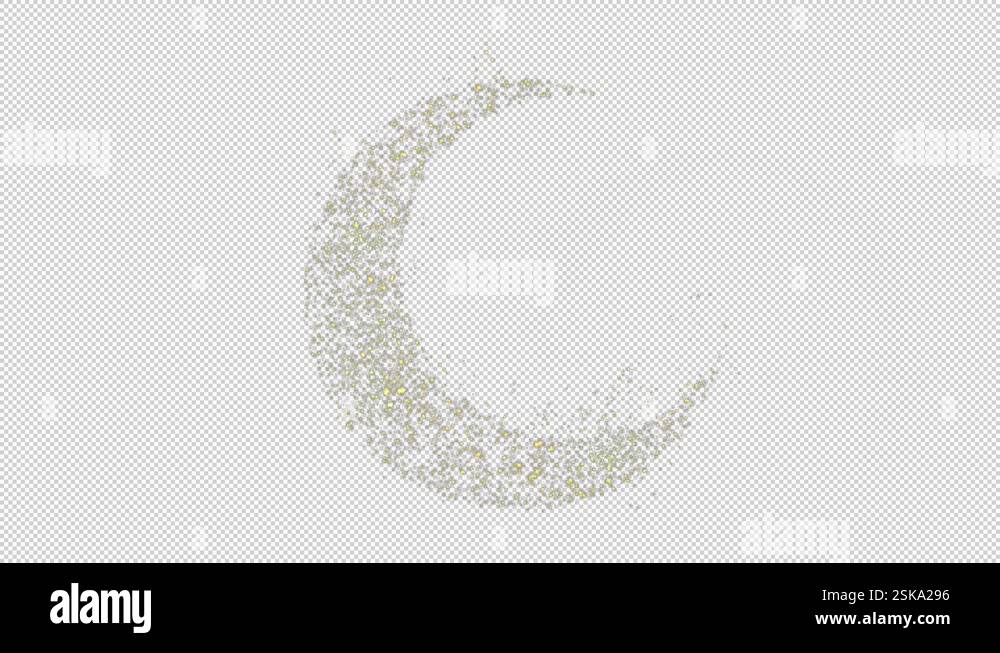 Prerender Graphics Crescent Particles Reveal is a pre-render graphics element with Alpha ...