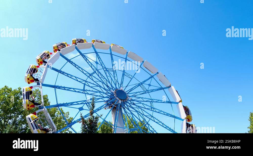 An amusement park ride that travel around in a circle that lead people ...