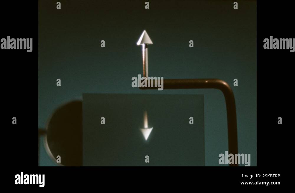 Underneath Image 1960s: Image of object projected underneath Stock Video Footage - Alamy