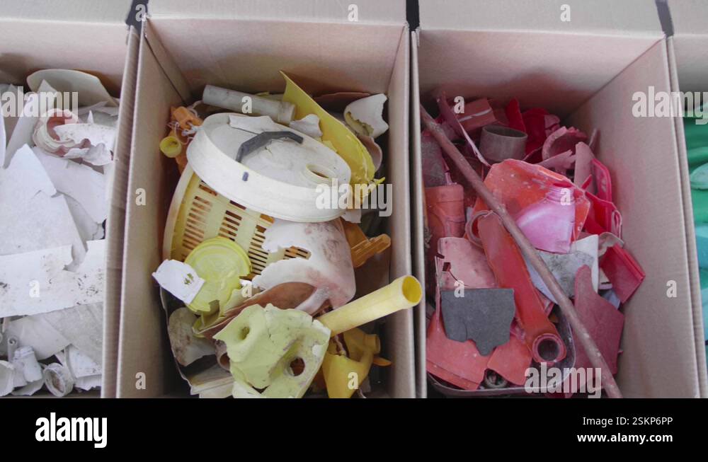 Recycle, Reduce, Reuse Of Plastic Wastes Found In The Ocean. Color ...