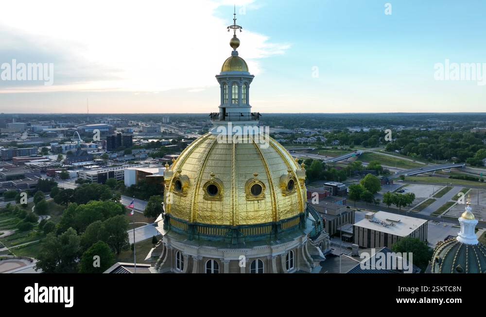 Des moines iowa capitol dome Stock Videos & Footage - HD and 4K Video ...