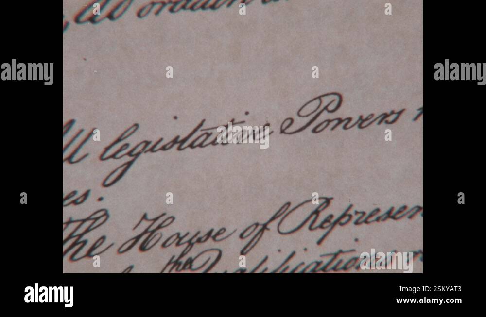 The u s constitution document Stock Videos & Footage - HD and 4K Video ...