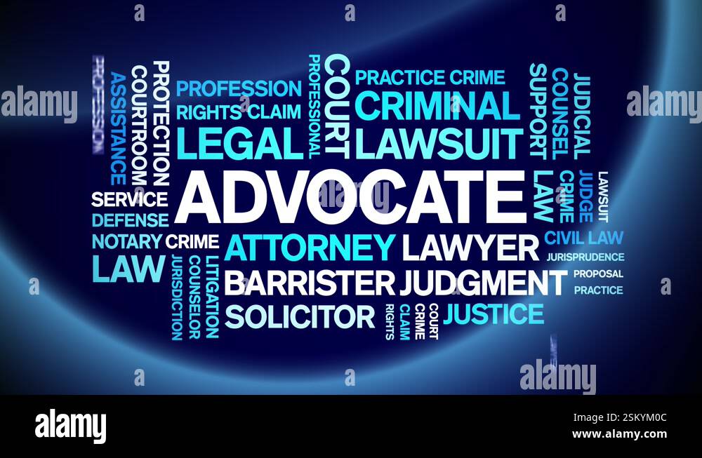 Advocation Animation Advocate animated word cloud,animation text kinetic typography seamless ...