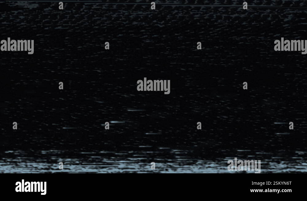 Film Screen Interference VHS. Video signal damage with tv noise and old screen interference. VHS ...