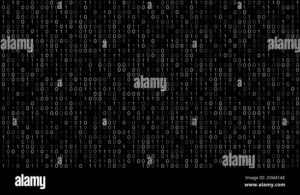 Science of binary programming code and data transmission basics. Binary ...
