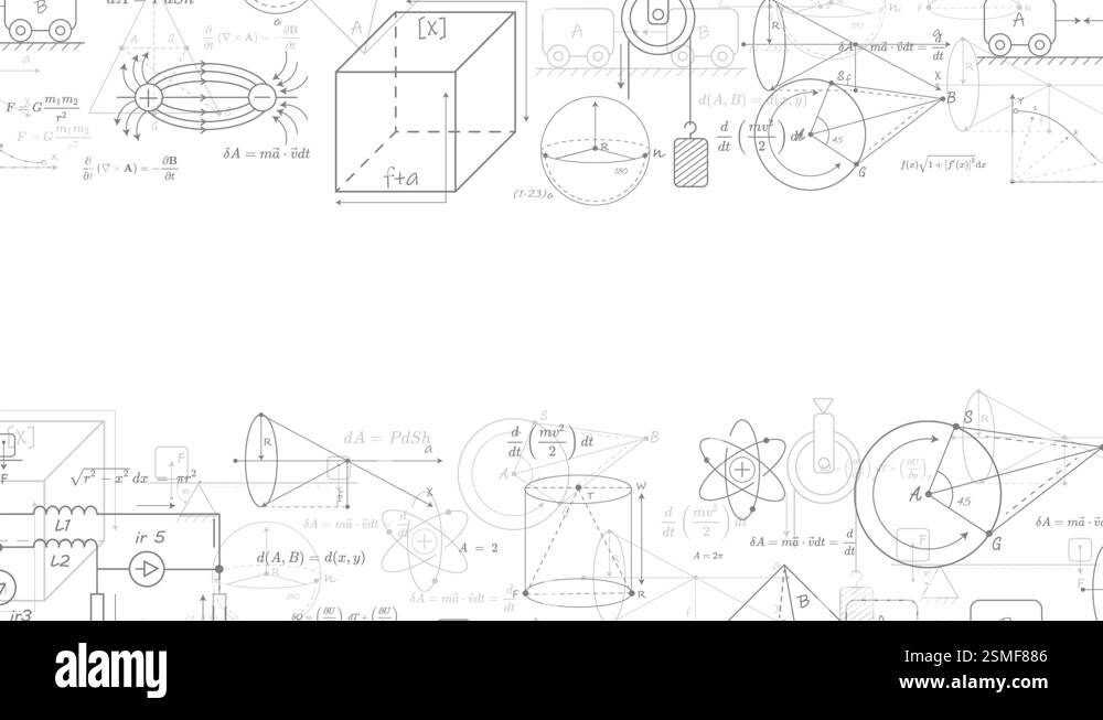 School background in physics and mathematics .Formulas and drawings ...