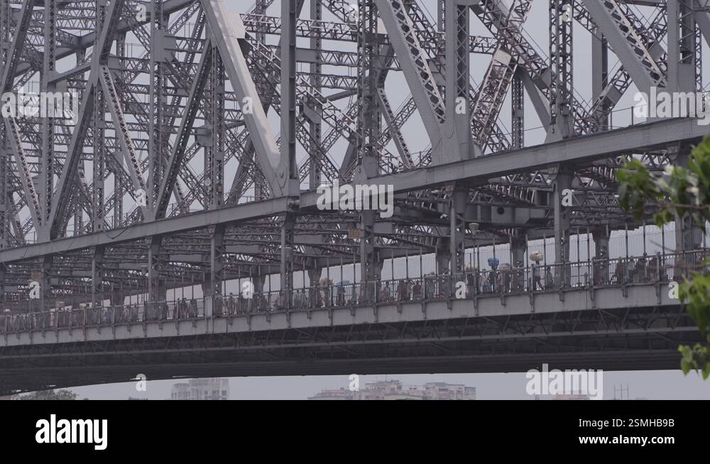Howrah, India - 07/17/2024: Howrah Bridge is Asia's longest cantilever ...