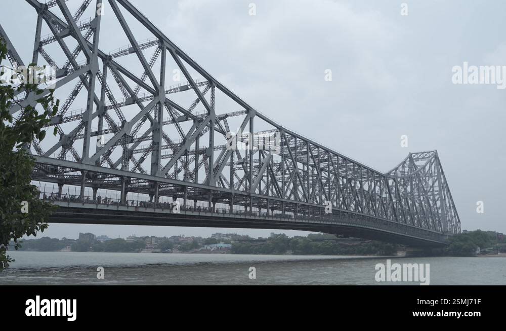 Kolkata , India - 07/21/2024: Howrah Bridge is Asia's longest ...