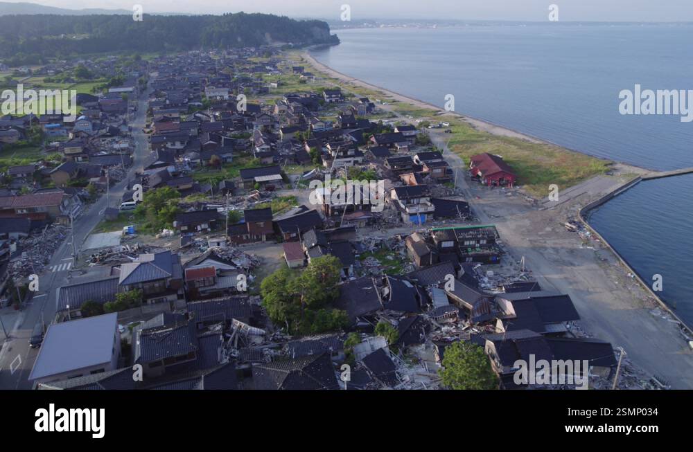 Where did the tsunami hit today