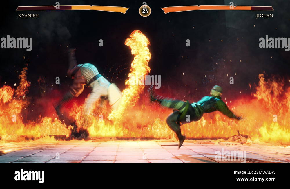 Player defeated by the online opponent in the vs combat computer game ...