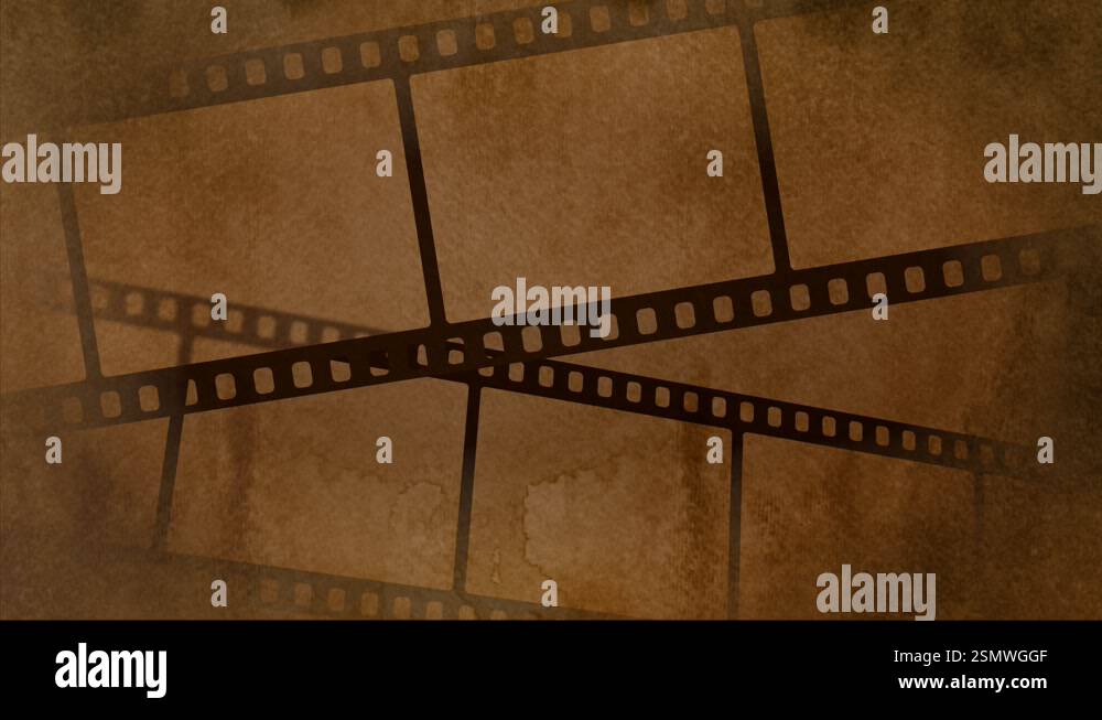 Old Movie Rotation 3d Animation Film Classic Old School Roll Movie Reel Background ...