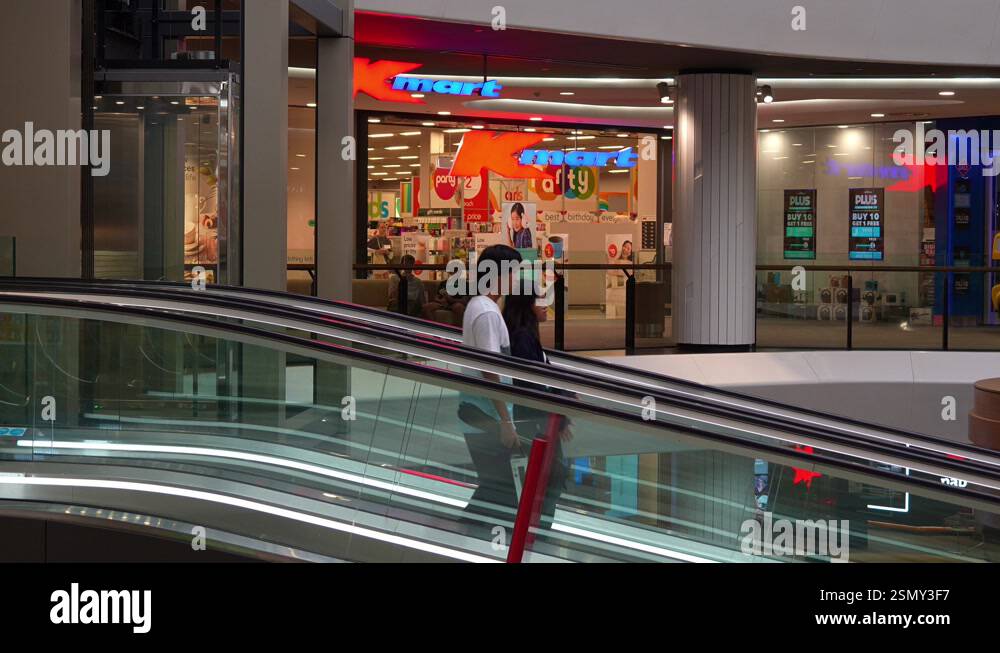 Brisbane, Australia - 08/11/2024: The storefront of Kmart with shoppers ...