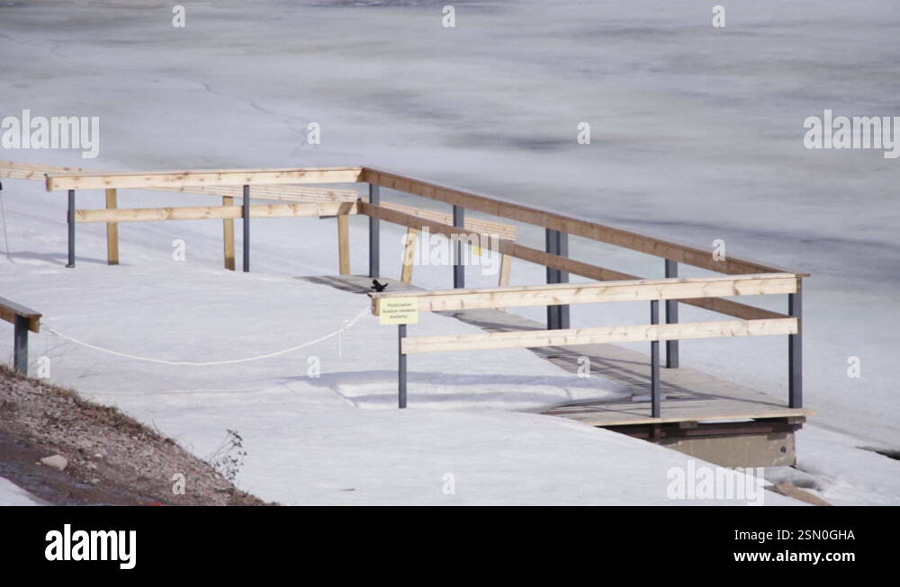 Snow covered wooden platform Stock Videos & Footage - HD and 4K Video ...
