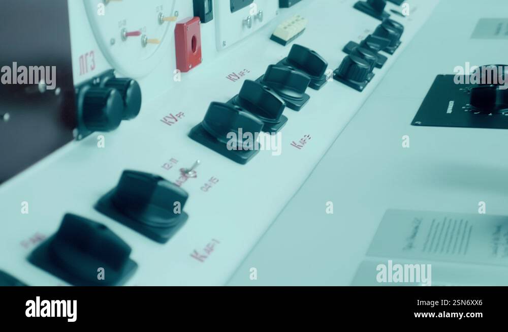 The block control panel is a control center for power units in npp ...